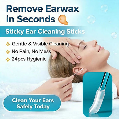 🔥Last Day 49% OFF 💦Sticky Ear Cleaning Sticks – Gentle, Visible Ear Care🔥