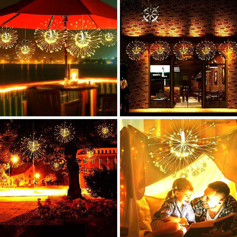 🔥While supplies last, 50% off!🎉 Solar fireworks light strings for the garden and at parties
